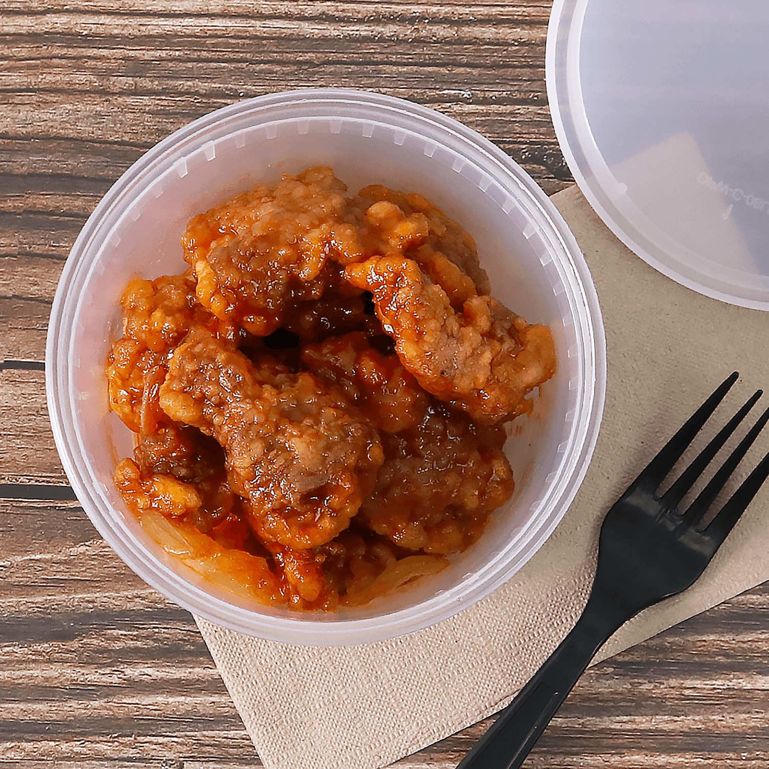 [240 sets] 24 oz Deli Containers with Lids | Injection Molded PP | Clear