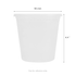 [240 sets] 24 oz Deli Containers with Lids | Injection Molded PP | Clear