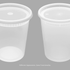 [240 sets] 32 oz Deli Containers with Lids | Injection Molded PP | Clear