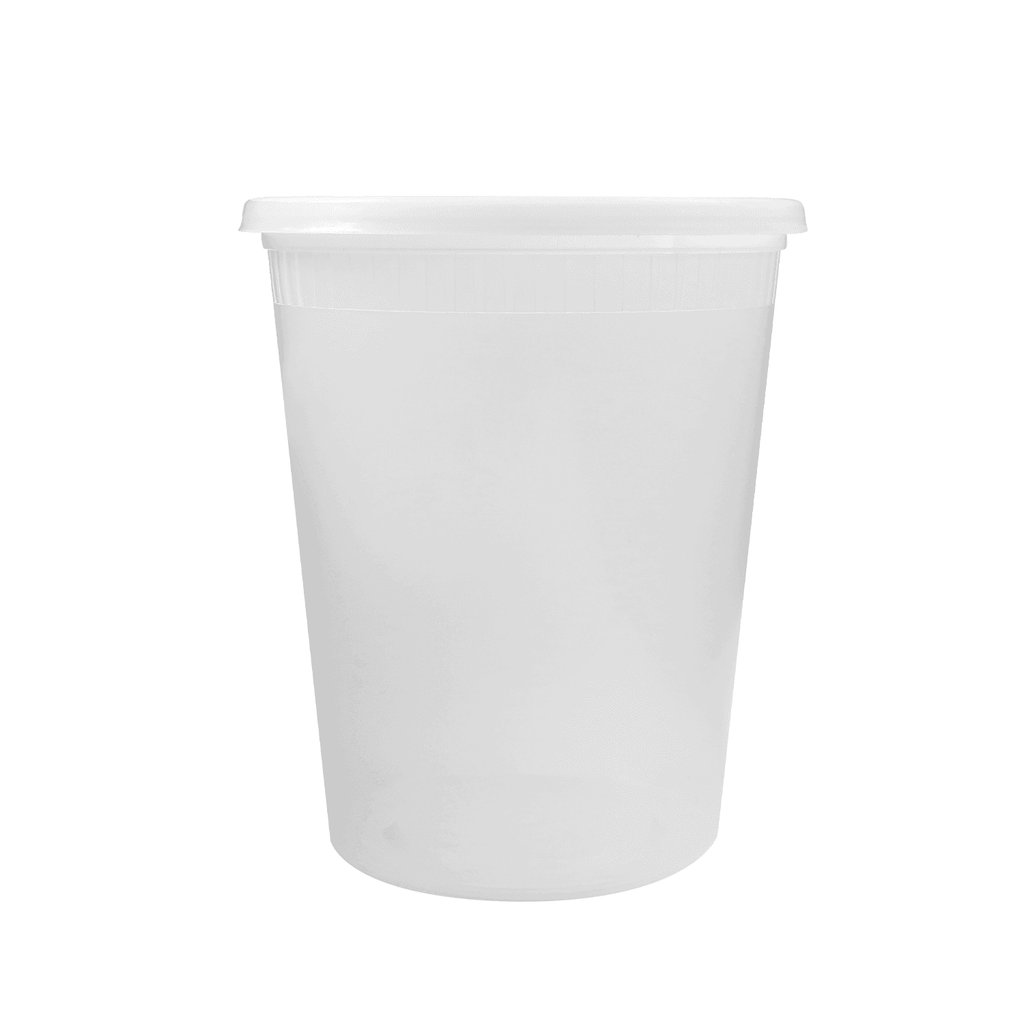 16,24,32 oz PP Injection Molded Deli Containers w/lids (240 sets