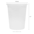 [240 sets] 32 oz Deli Containers with Lids | Injection Molded PP | Clear
