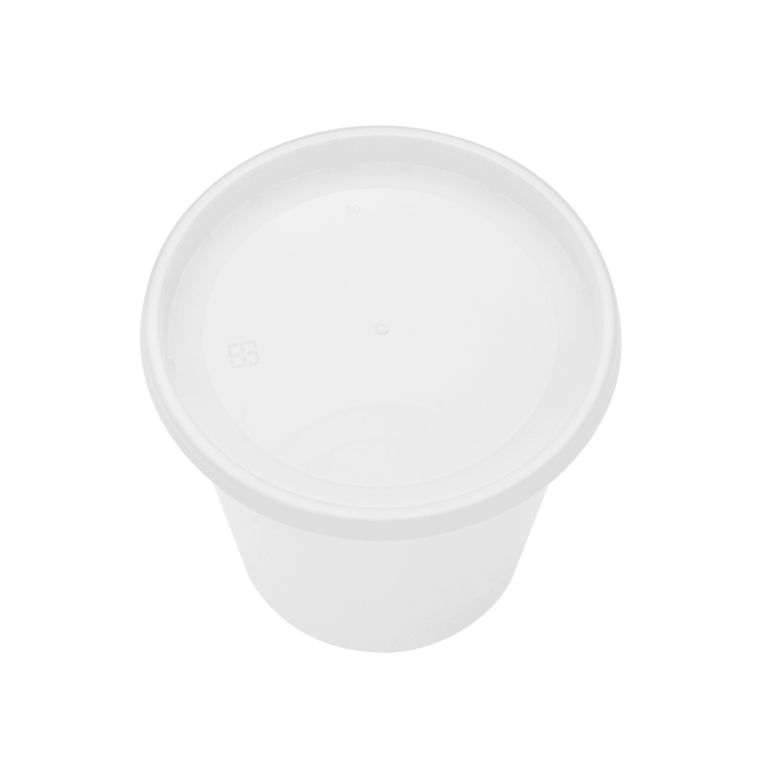 [240 sets] 32 oz Deli Containers with Lids | Injection Molded PP | Clear