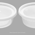 [240 sets] 8 oz Deli Containers with Lids | Injection Molded PP | Clear