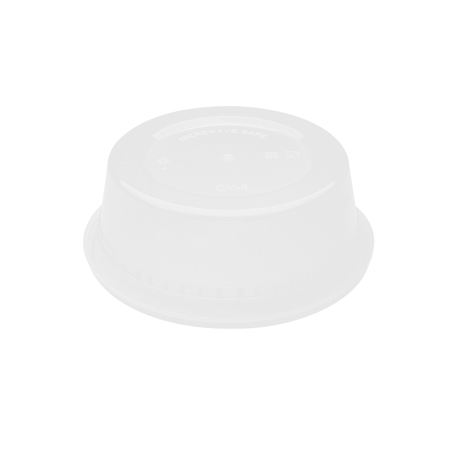 [240 sets] 8 oz Deli Containers with Lids | Injection Molded PP | Clear