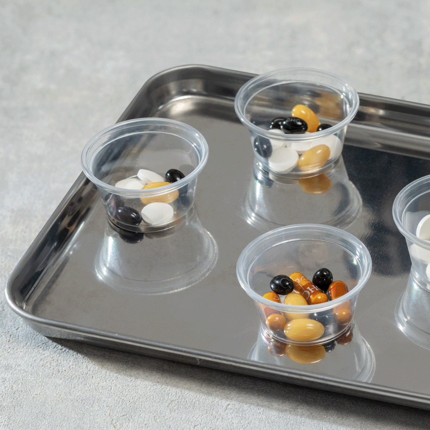 [2,500 ct] 0.75 oz PP Portion Cups, Clear