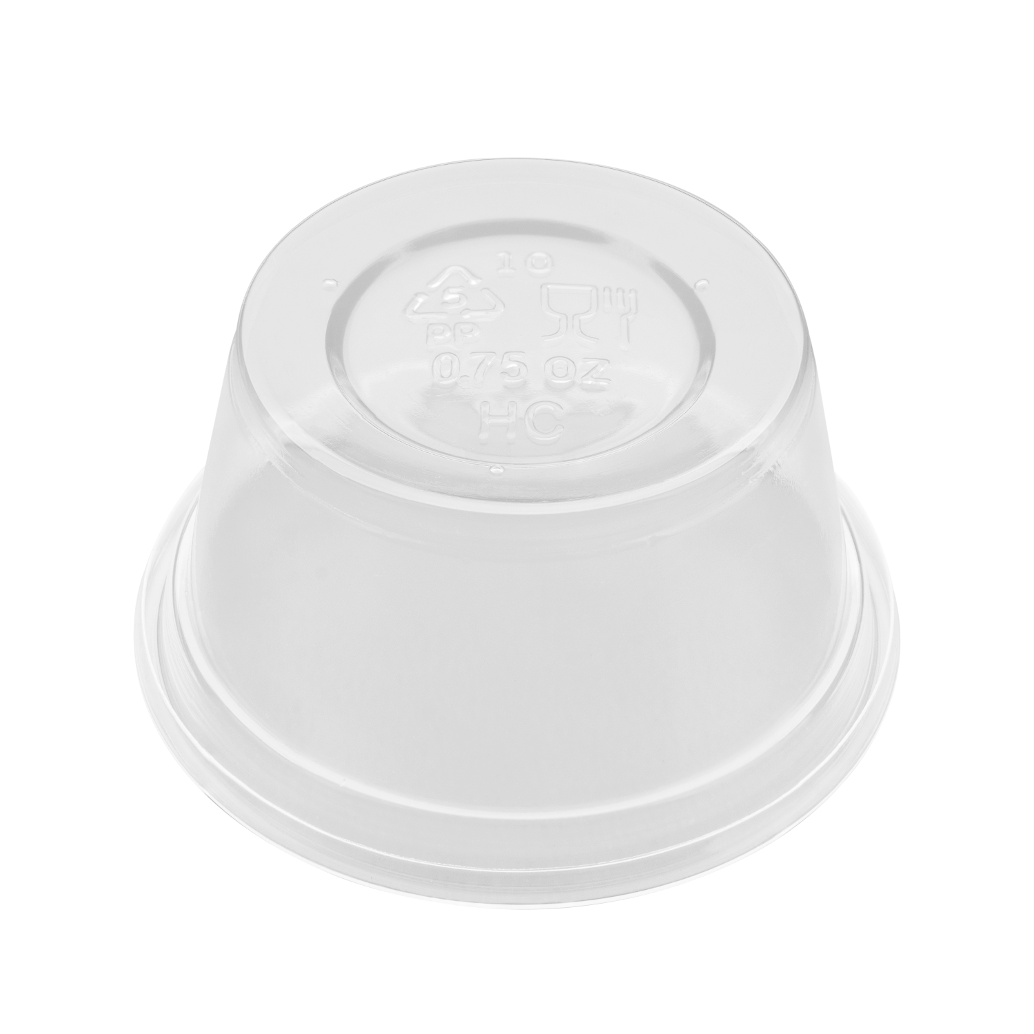 [2,500 ct] 0.75 oz PP Portion Cups, Clear