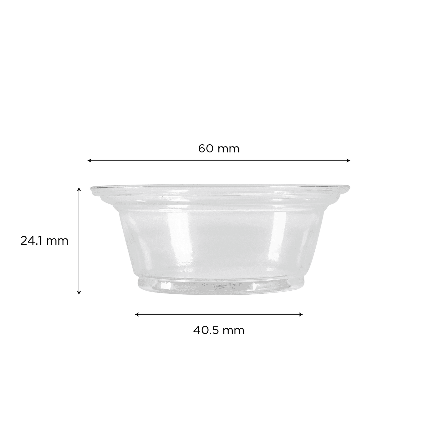 [2,500 ct] 1 oz Squat PP Plastic Portion Cups, Clear – LollicupStore