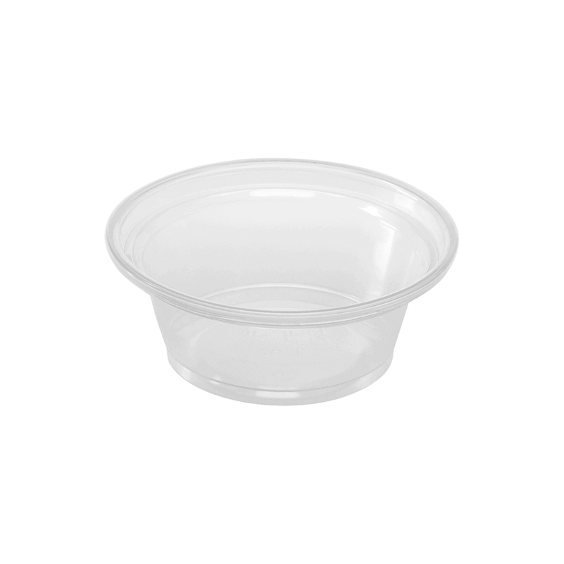 Cups Plastic Hard Clear Short / Squat 25 / 20ct