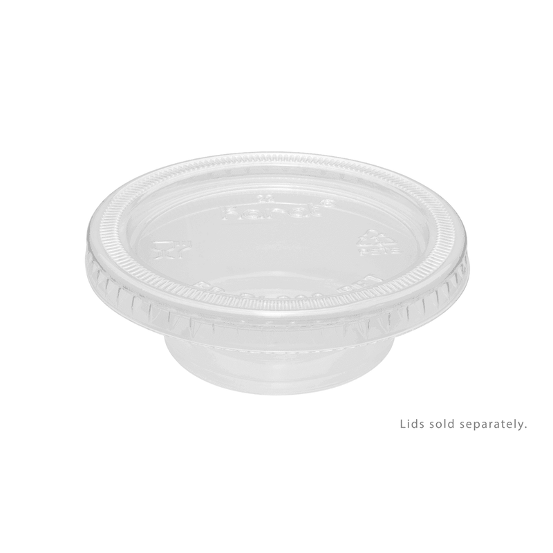 GOURMEX 1.5oz Clear Plastic Containers With Lids Portion Cups