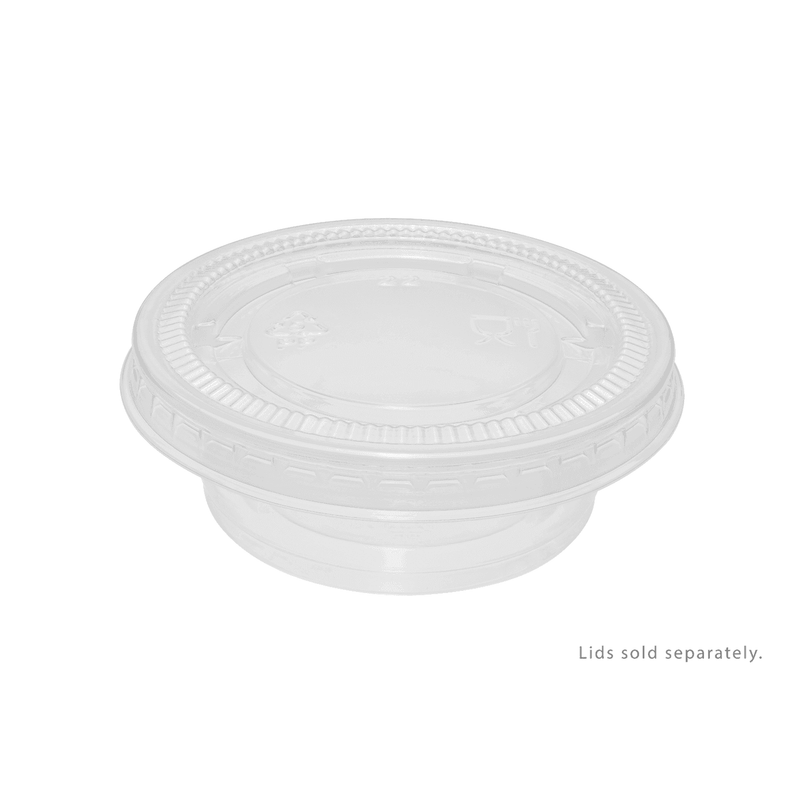 250 Pack] 2 oz Portion Cups with Lids- Small Condiment Containers