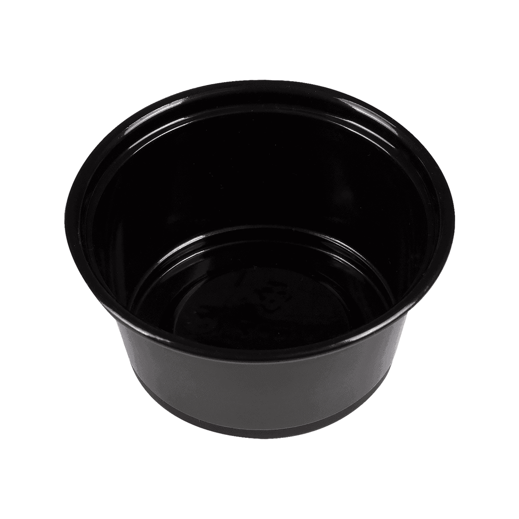 12.5 Oz. Black • Gold Plastic Coffee Cup | 8 Cups