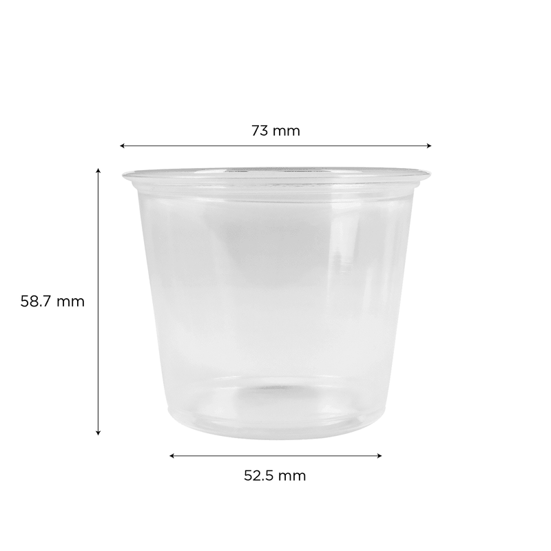 Plastic Portion Cups - 1.5oz PP Portion Cups - Clear - 2,500 ct, Coffee  Shop Supplies, Carry Out Containers