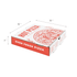 Corrugated Pizza Box, 10''x10''x2'', Generic Print - 50 pcs