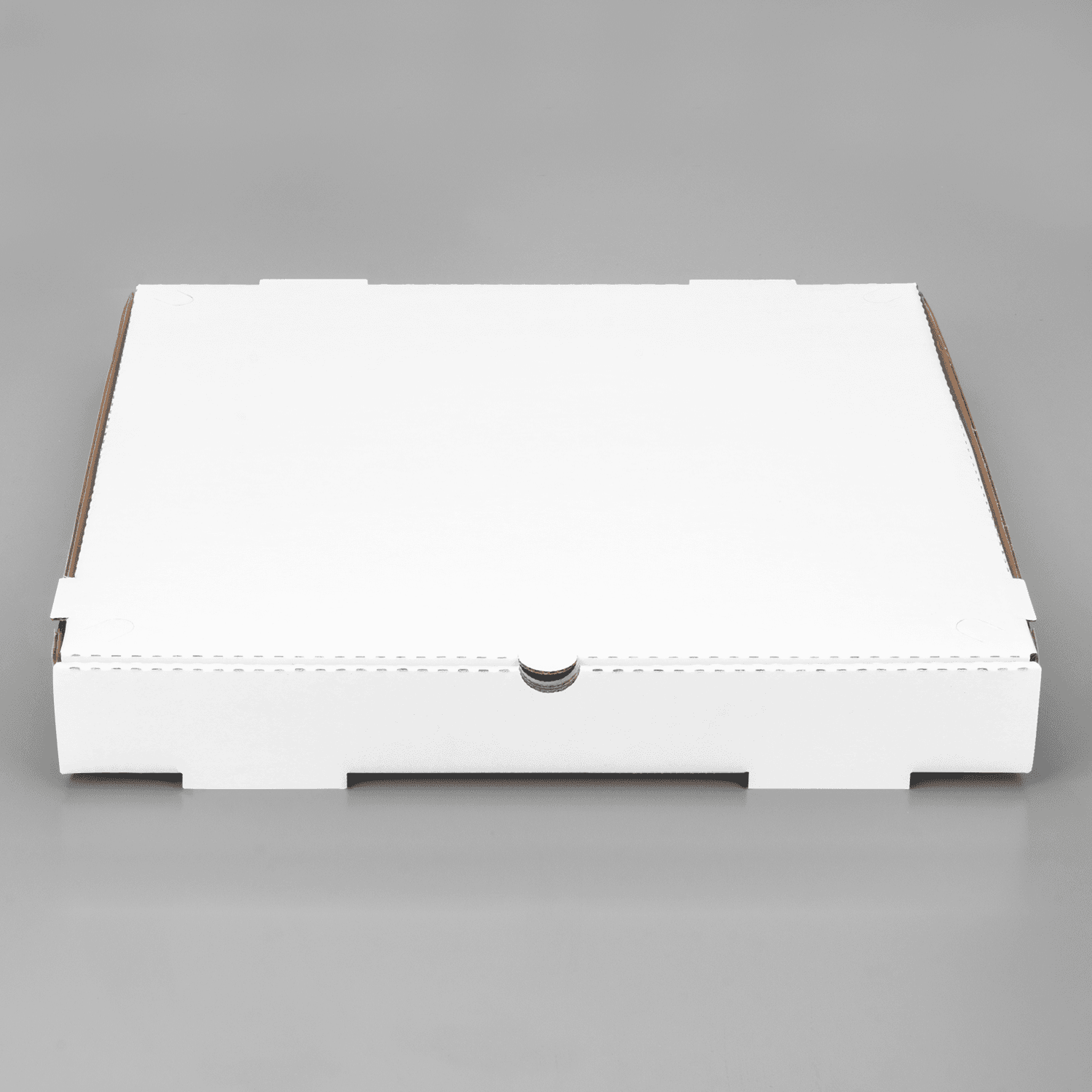 thumbnail image 2 of 50 Pack) 16x16x2 White Corrugated Bakery Cake Pizza Boxes – Plain, Recyclable 2 of 5