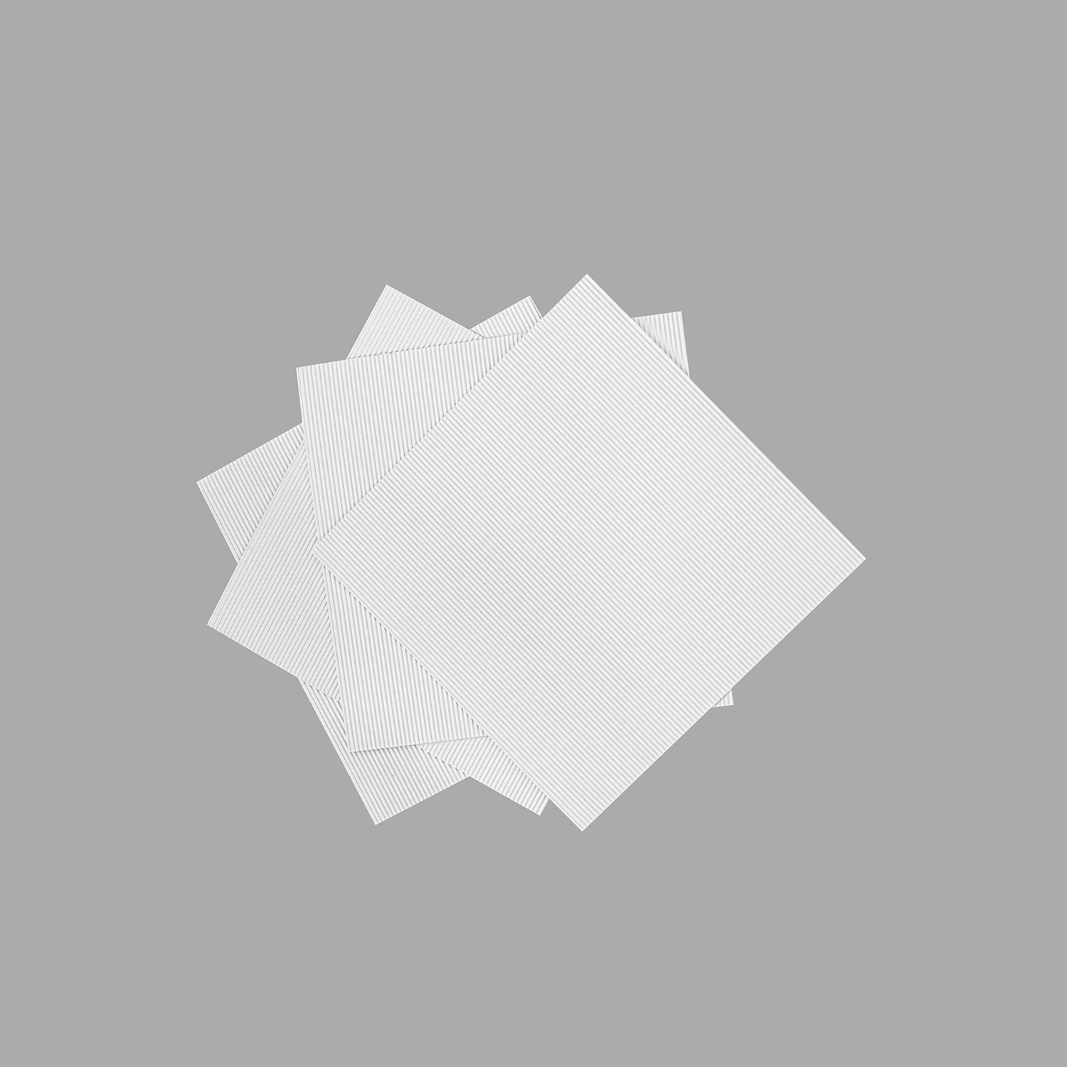 [200 ct] Corrugated Pizza Pads, White