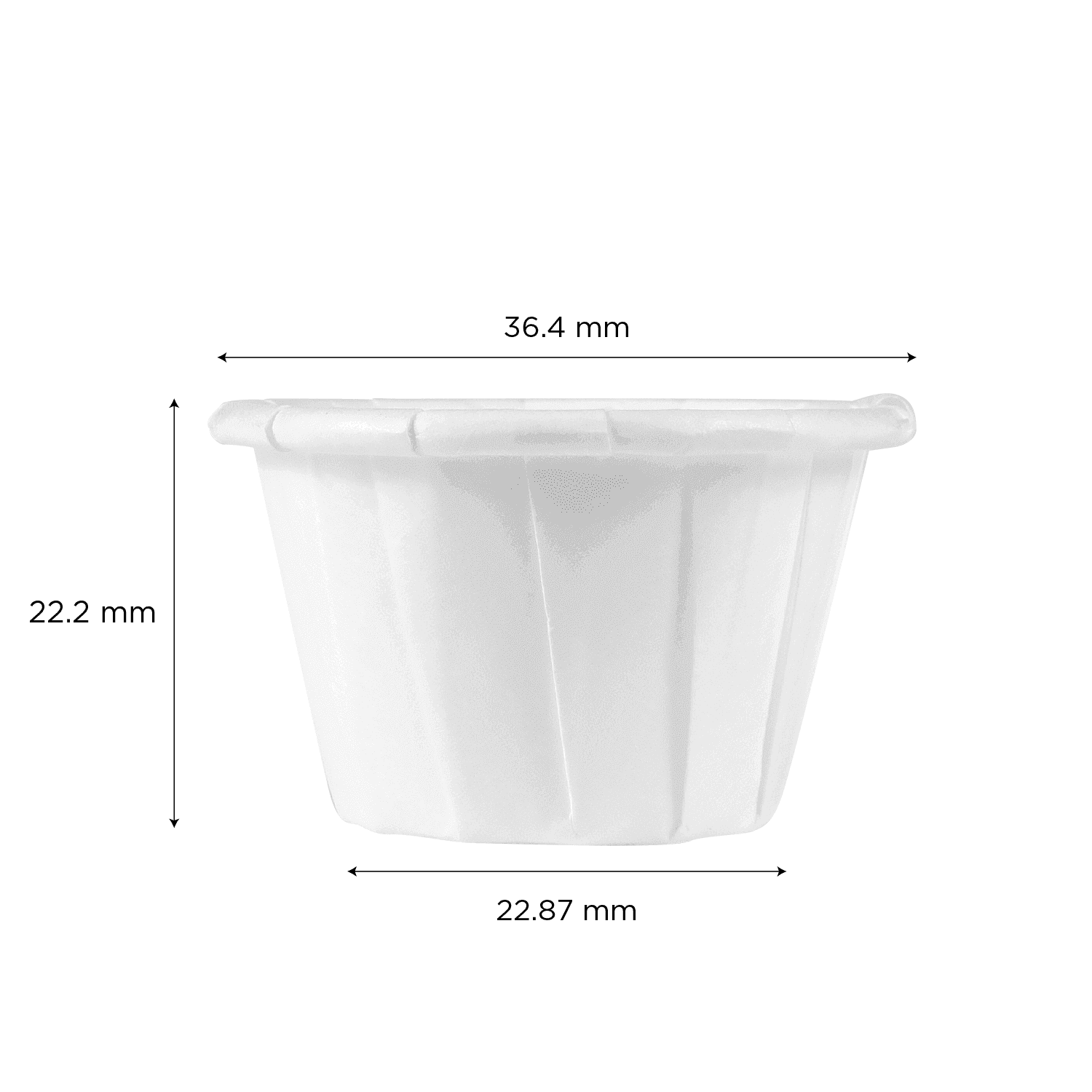 Karat 0.5oz Paper Portion Cups - 5,000 pcs