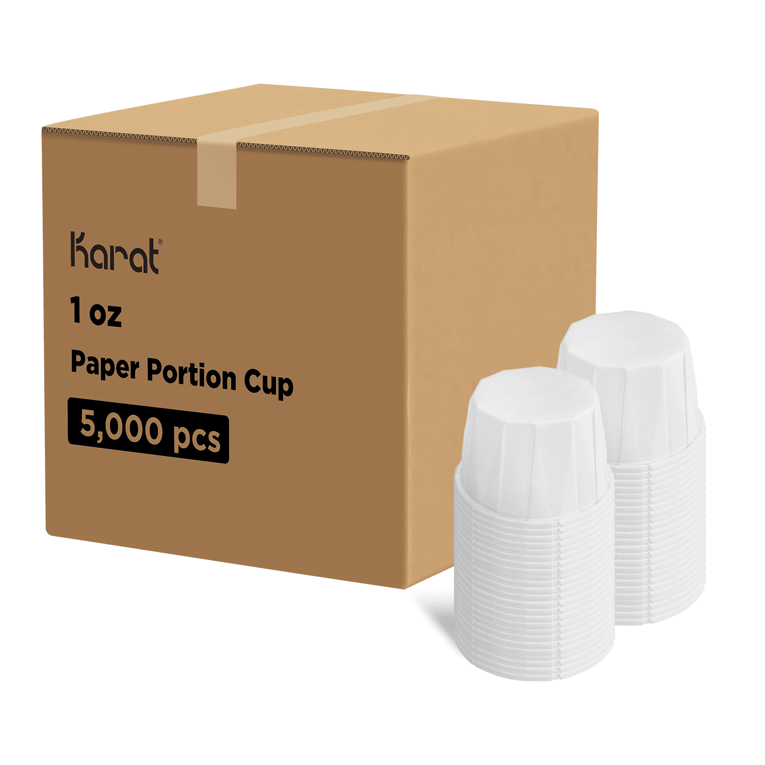 Karat 1 oz Paper Portion Cups - 5,000 pcs