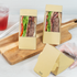 [500 ct] 19oz Paper Sandwich Wedge Container with Window, Kraft