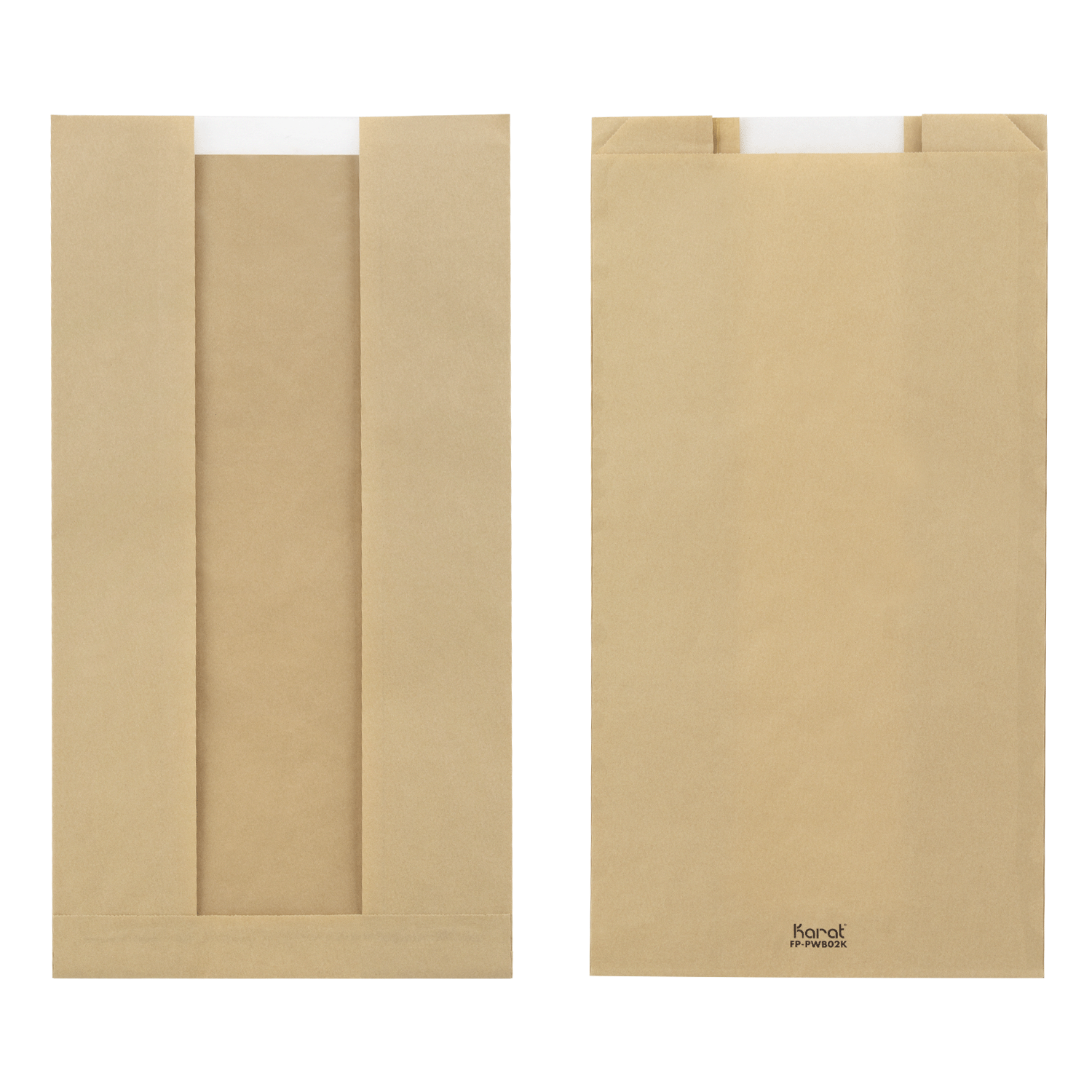 [1000 ct] Pastry Paper Bag with Window