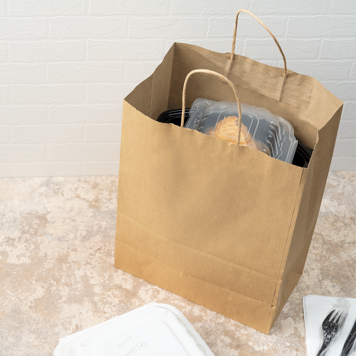 [250 ct] Laguna Paper Shopping Bags (Medium), Kraft