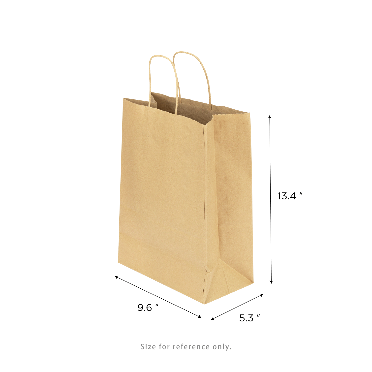 [250 ct] Laguna Paper Shopping Bags (Medium), Kraft