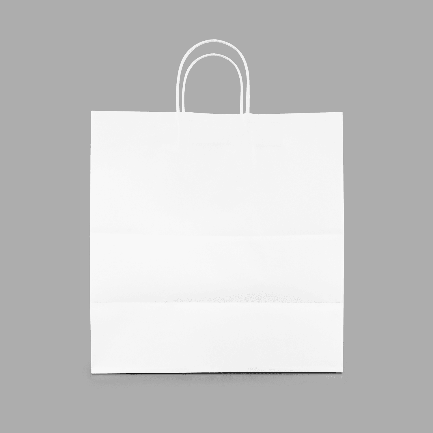 Karat Paper Shopping Bag with Twisted Handles (Malibu), White - 250 pcs