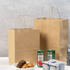 [250 ct] Malibu Paper Shopping Bags (Large), Kraft
