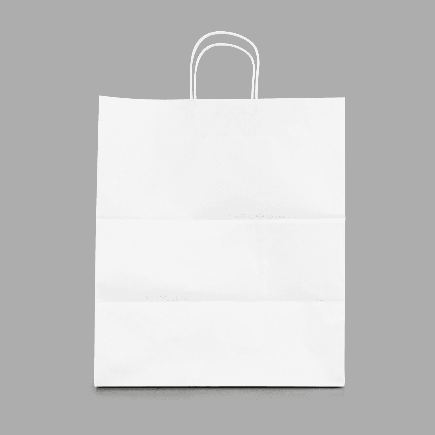 Karat Huntington Paper Shopping Bag with Twisted Handles, White - 200 pcs