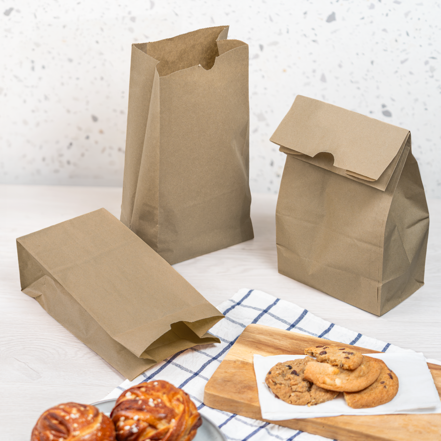 [1,000 ct] 8 lb Paper Bag, Kraft