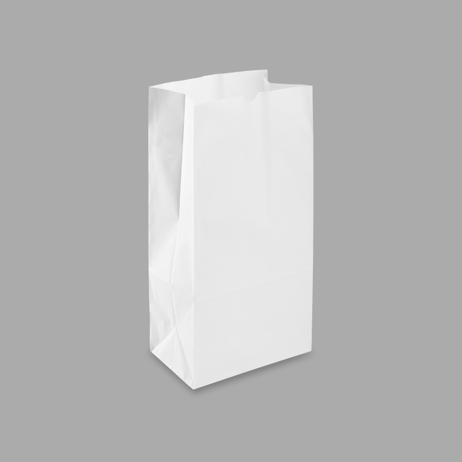 [1,000 ct] 8 lb Paper Bag, White