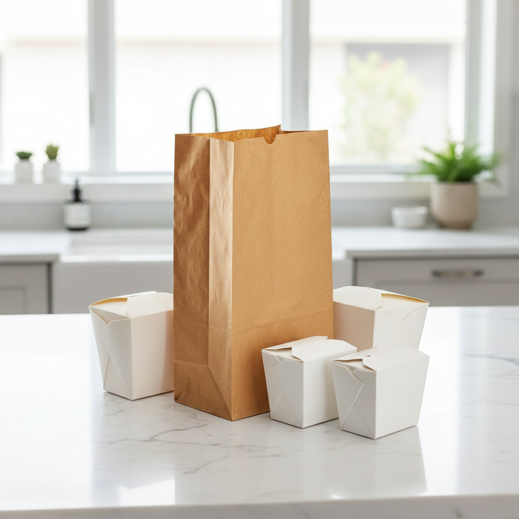 [1,000 ct] 12 lb Paper Bag, Kraft