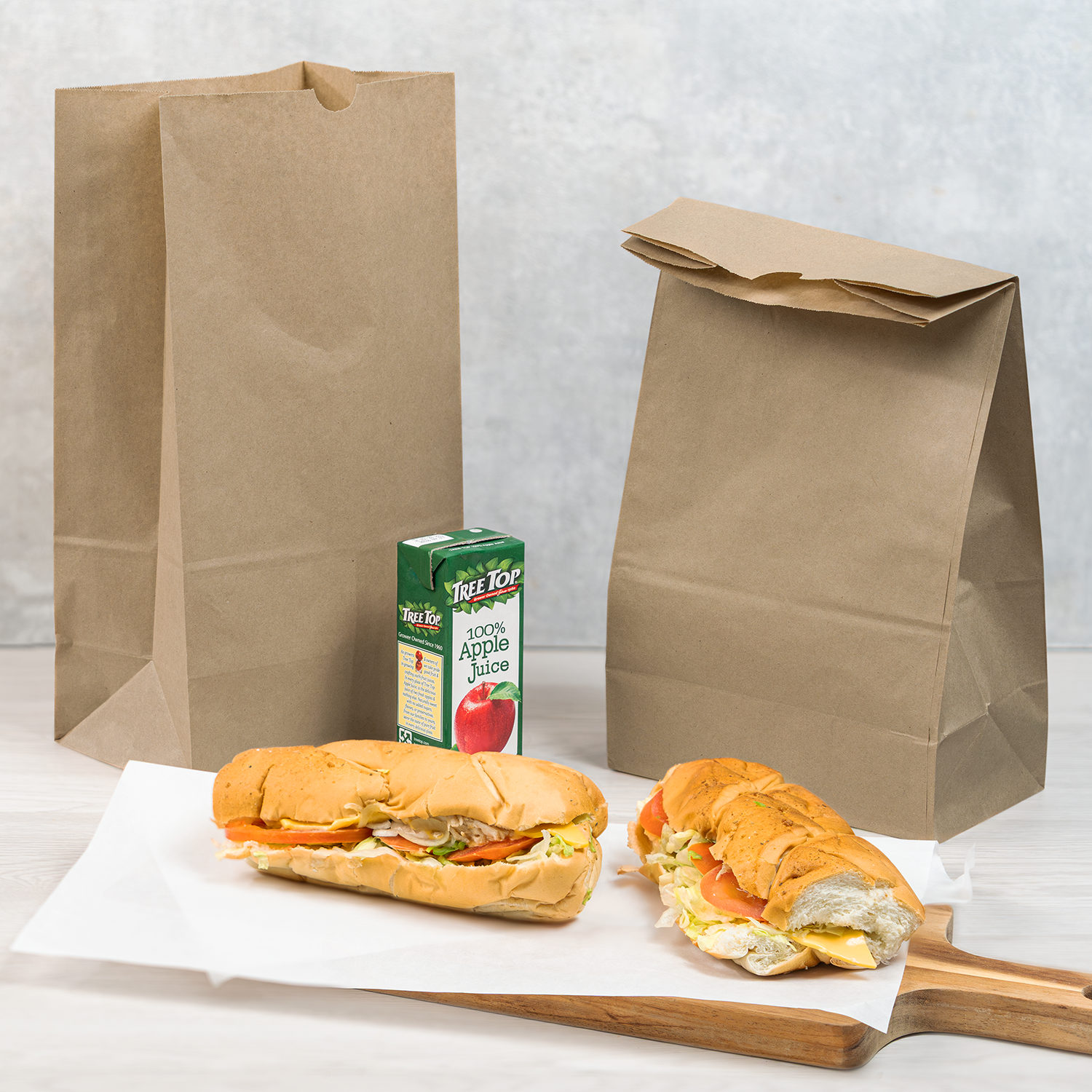 [1,000 ct] 12 lb Paper Bag, Kraft