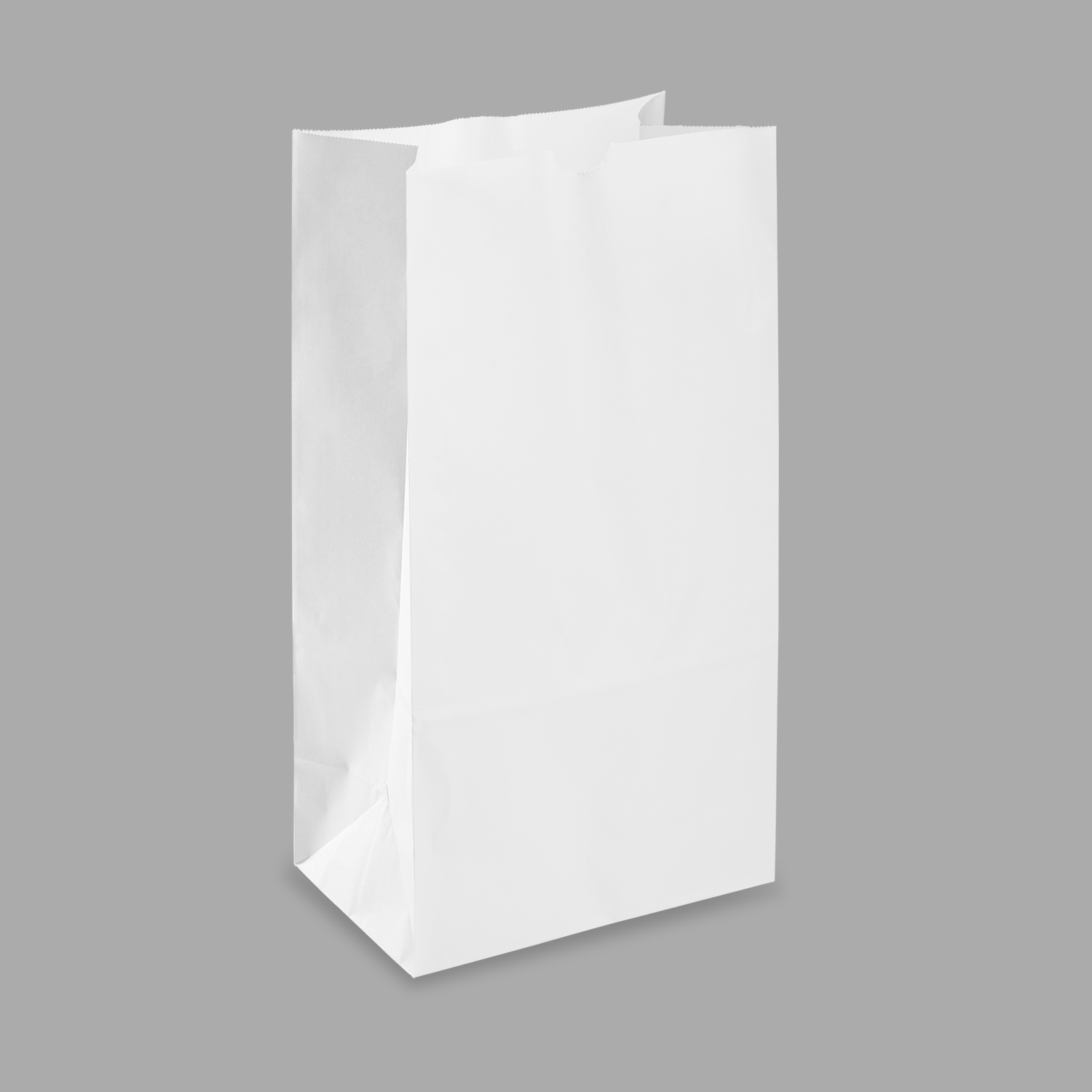 [1,000 ct] 12 lb Paper Bag, White