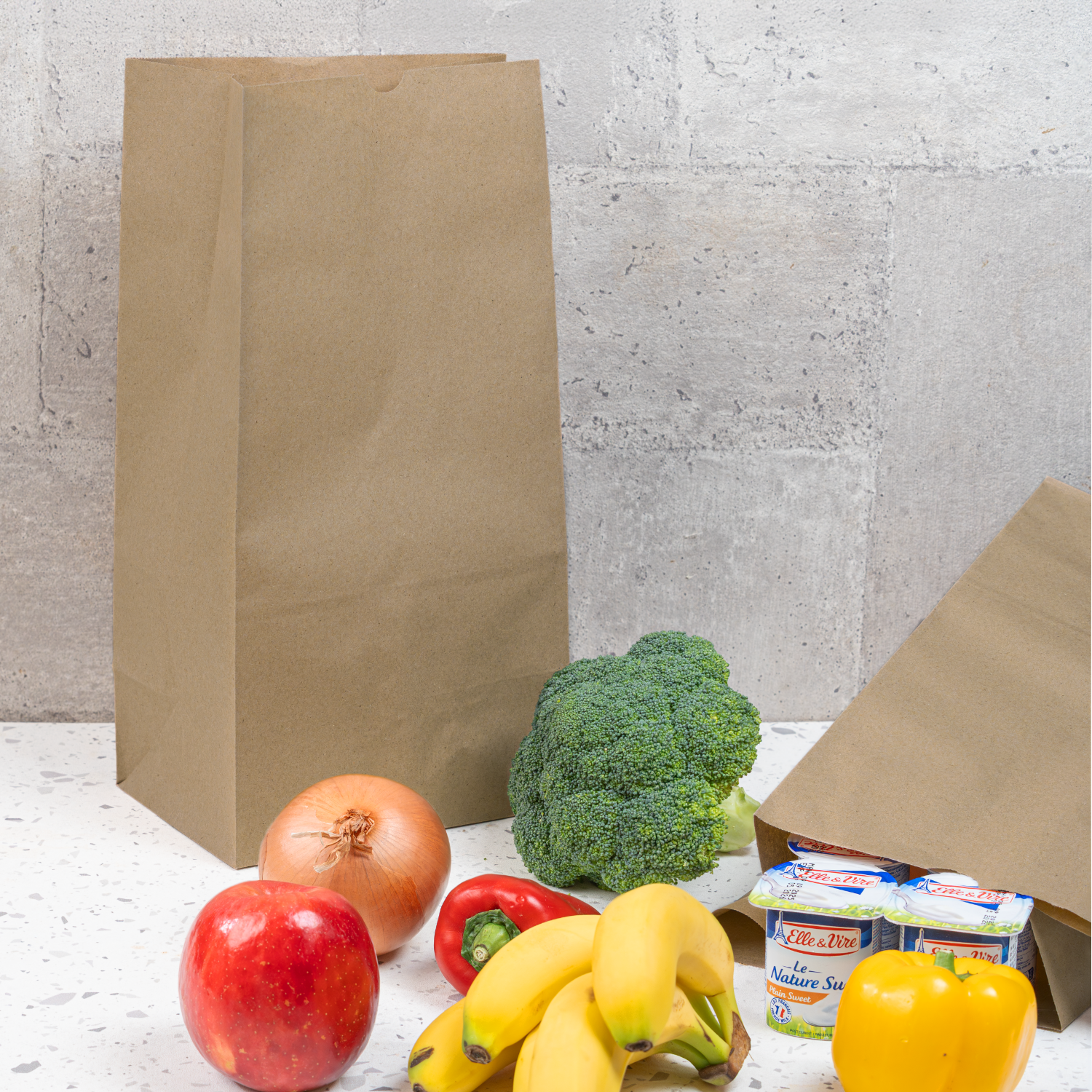 [500 ct] 20 lb Paper Bag, Kraft