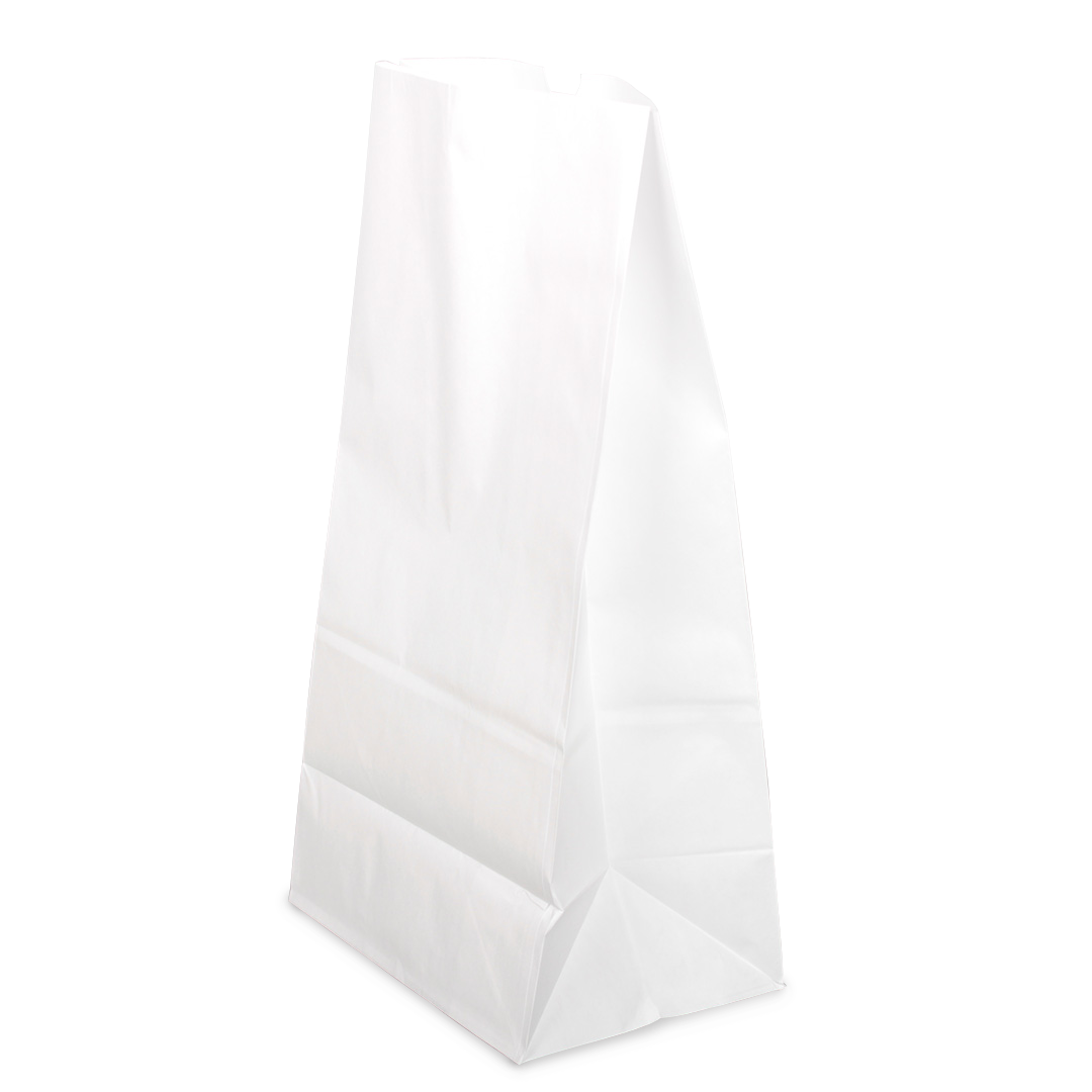 Karat 20 lb Paper Bag, White - 500 pcs