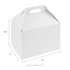 [100 ct] Take-Out Meal Barn Box, White