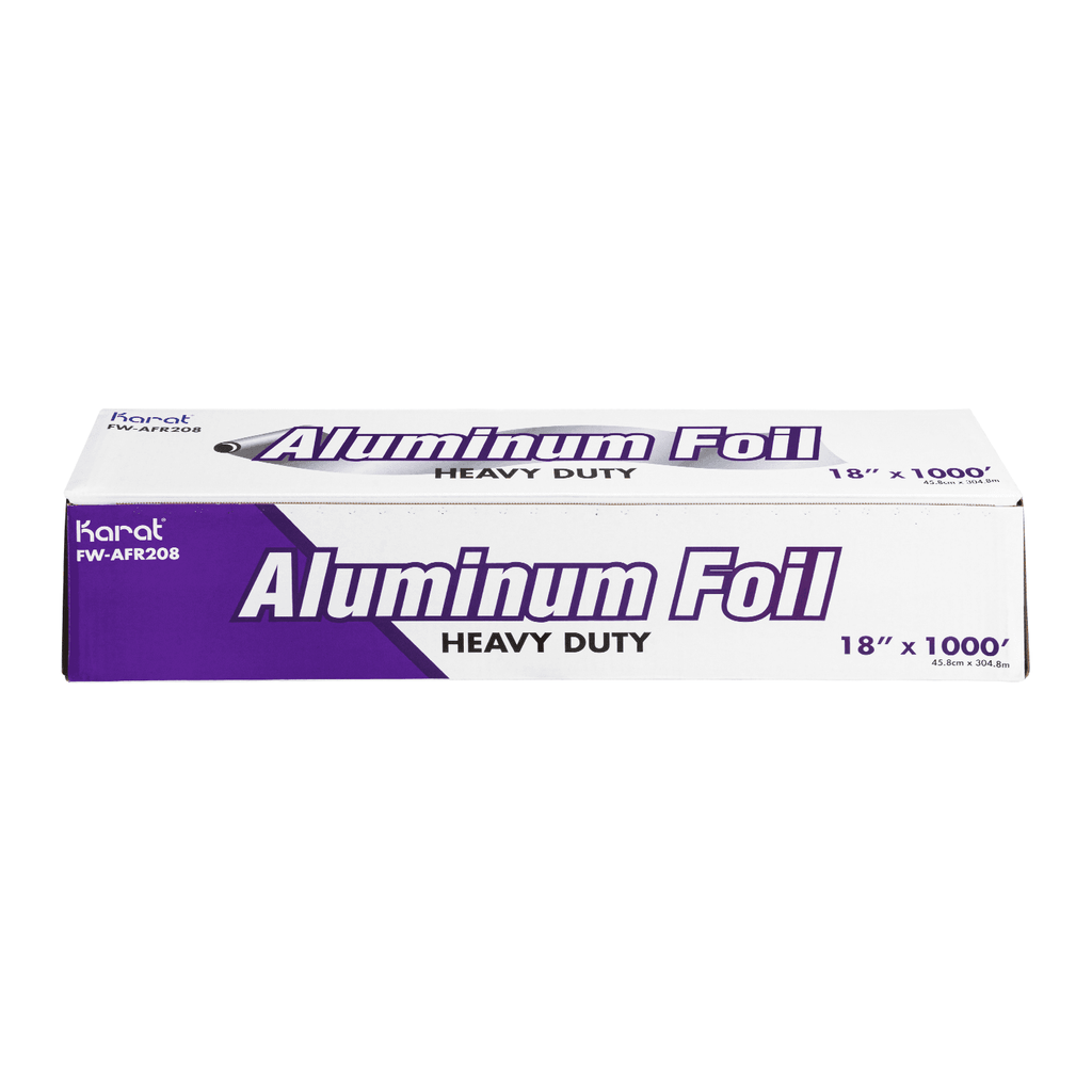 Premium Quality Aluminum Foil Roll, 18 X 1000 Ft, 16 Micron Thickness,  Silver, 1 roll