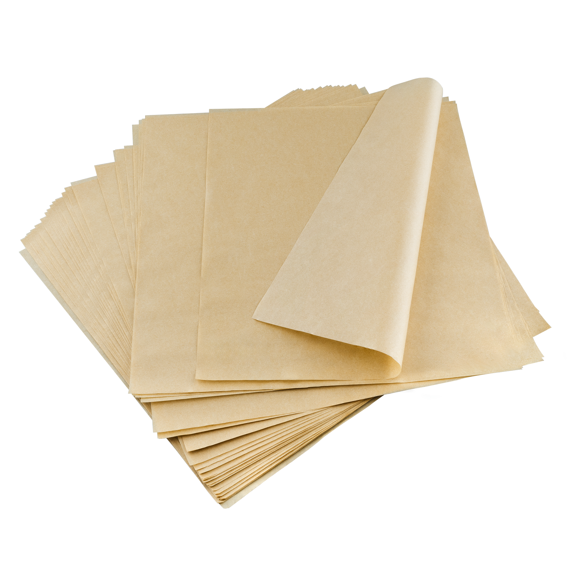 14" x 14" Grease Resistant Deli Wrap / Paper Liner Sheets, Kraft - 4,000 sheets