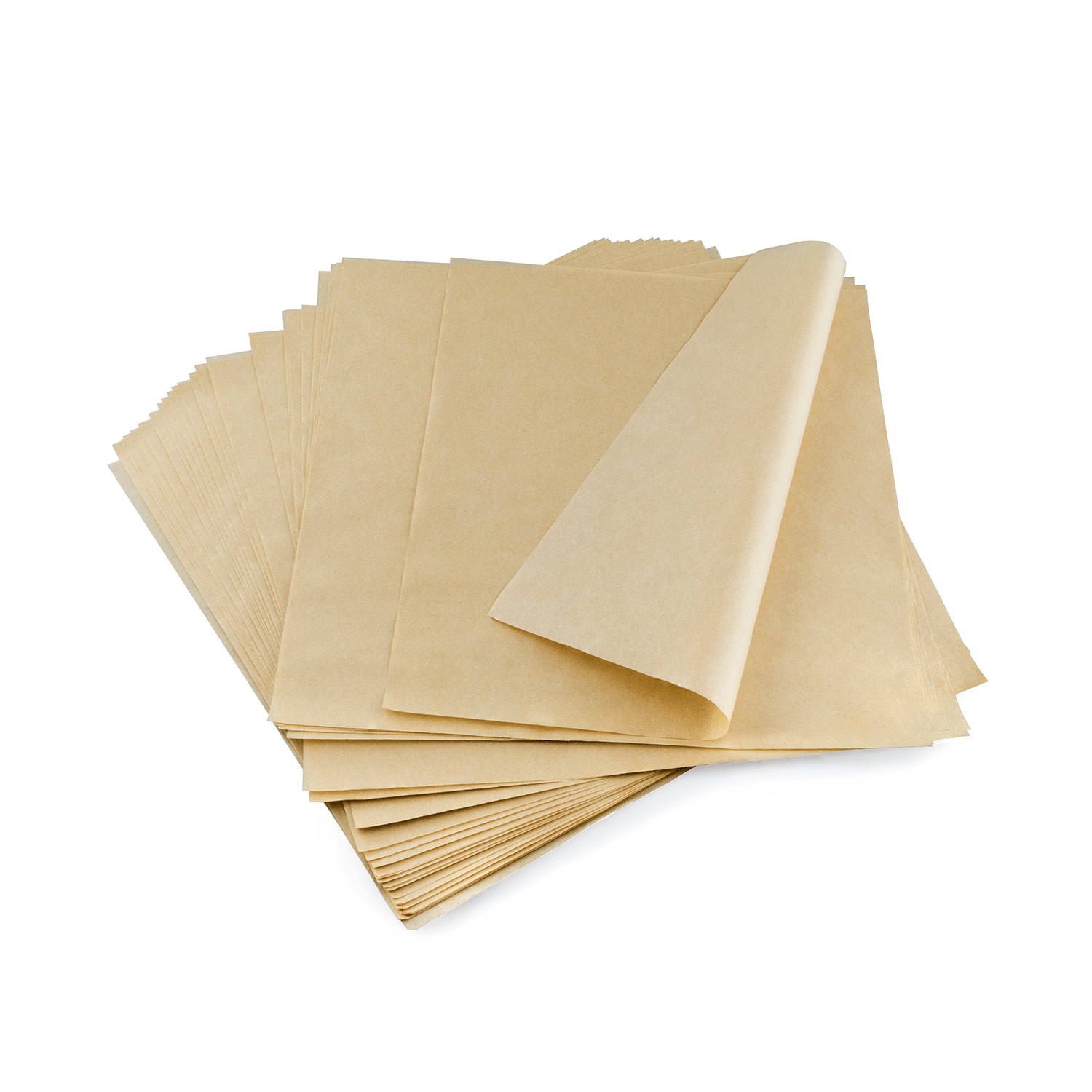 15" x 15" Grease Resistant Deli Wrap / Paper Liner Sheets, Kraft - 3,000 sheets