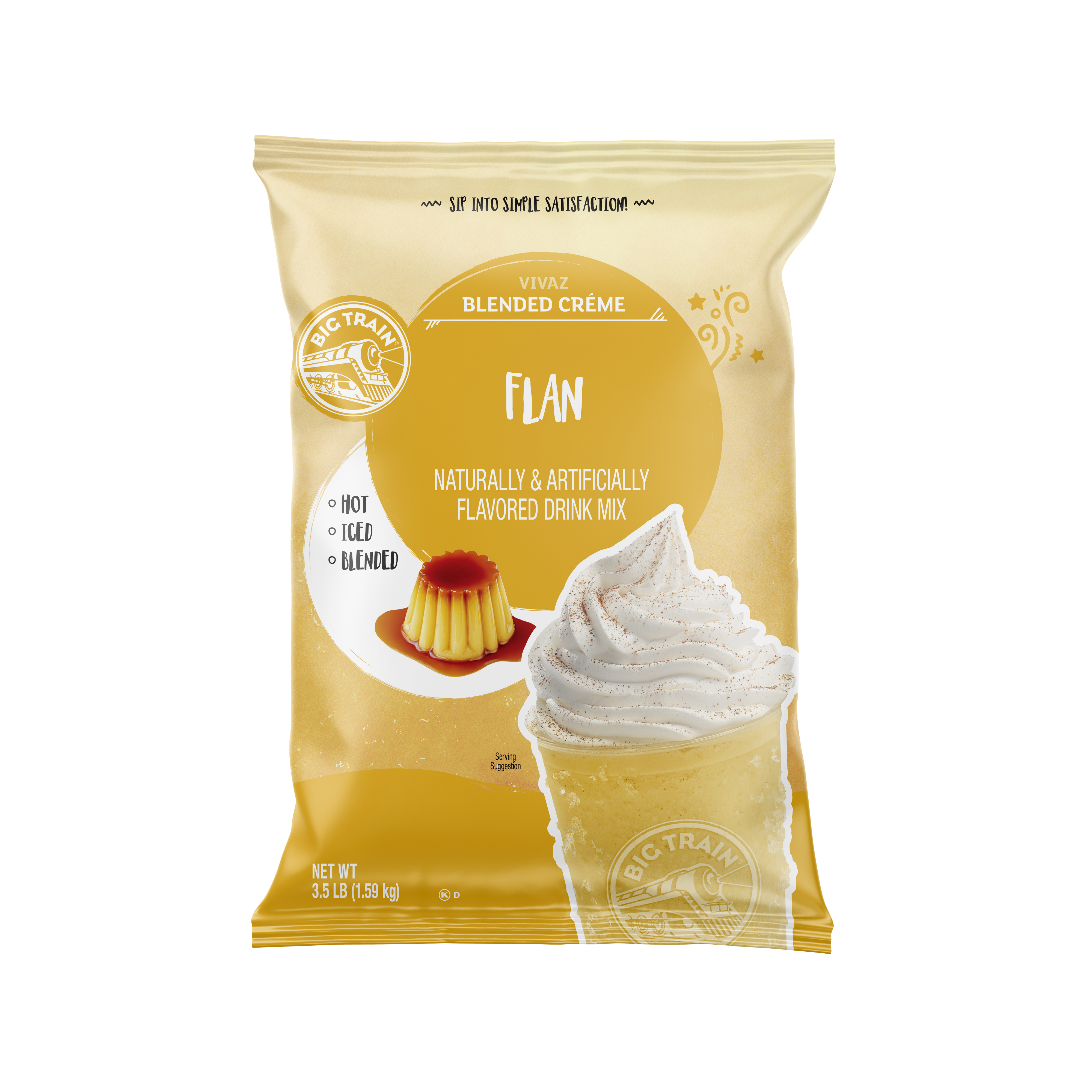 Big Train VIVAZ Flan - Bag (3.5 lbs)
