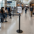 [Black] 8.5" x 12.5" Guidance Stanchion Sign Holder