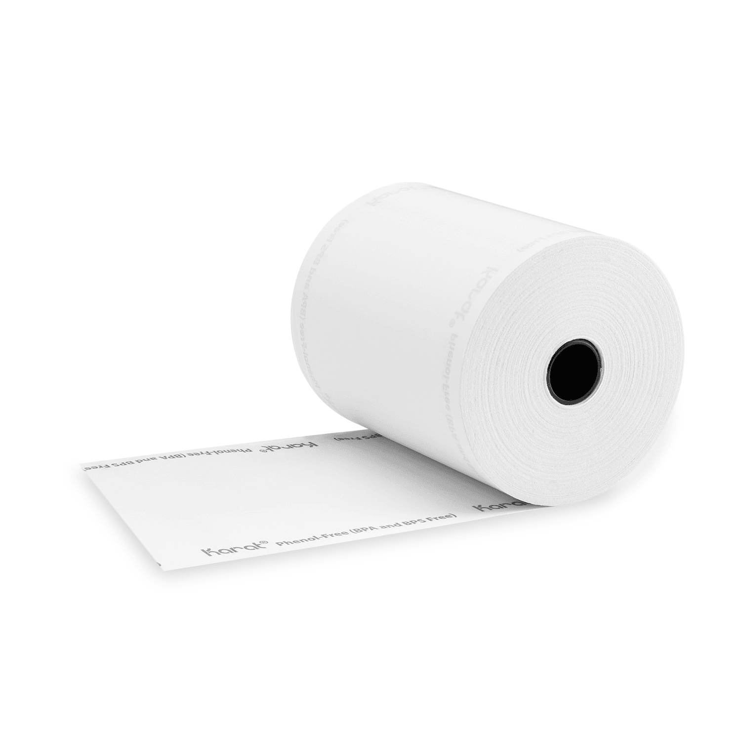 Karat 3 1/8" x 220' Phenol Free Thermal Paper Rolls, White - 50 rolls