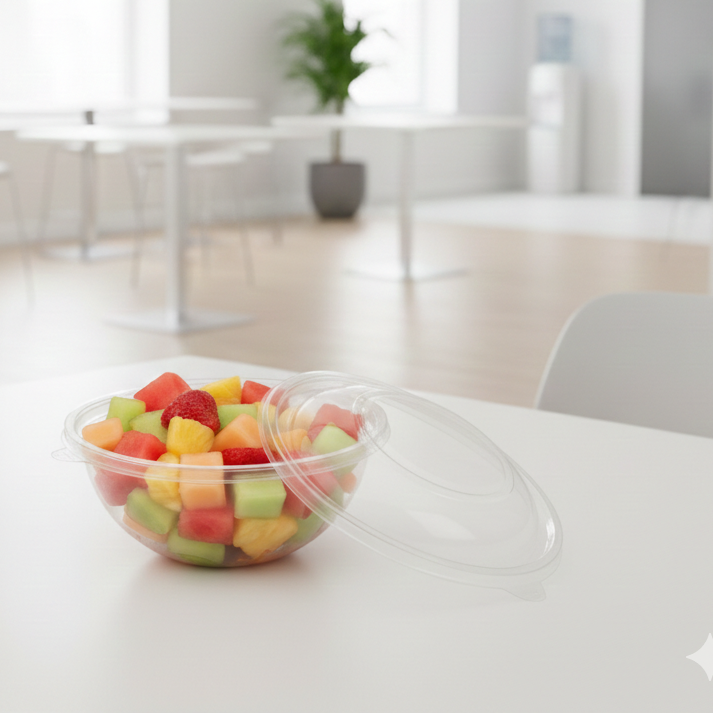 [300 ct] 32 oz Disposable Salad Bowls | 185 mm | PET