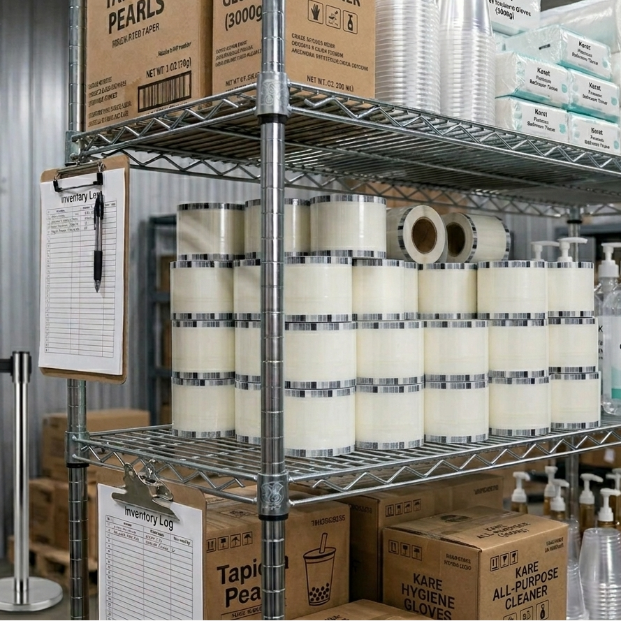 PET Plastic Sealing Film Roll (120mm), Clear - 1 roll