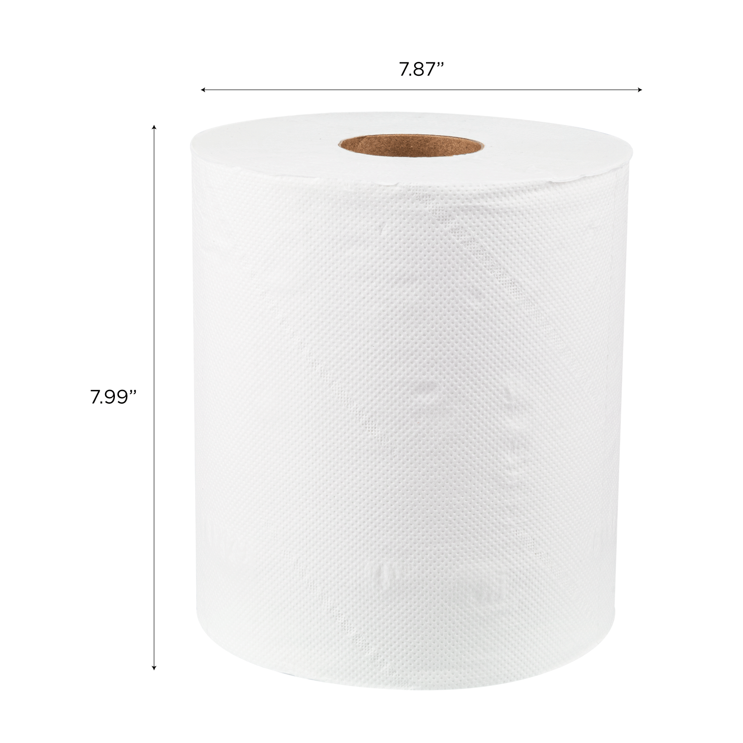 Karat 2-Ply Center Pull Paper Towel, White - Case of 6 rolls