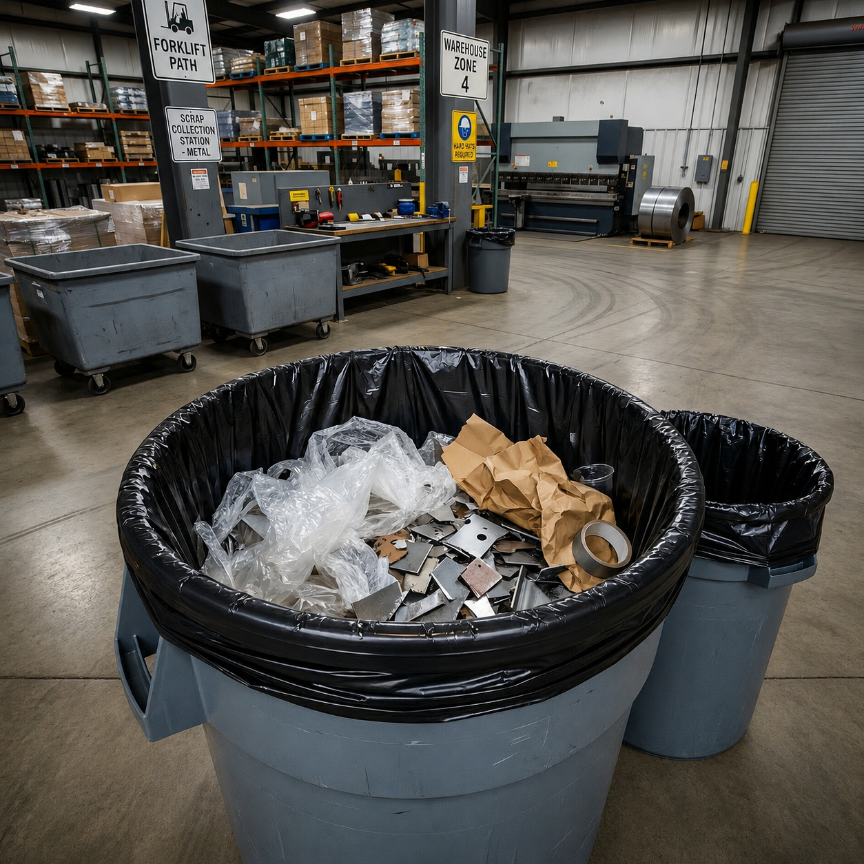 [100 Bags] Low Density 55-60 Gallon Trash Bags (38" x 58"), 1.5 Mil