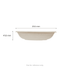 Karat Earth 24oz Molded Fiber Round Bowl, PFAS Free, Natural - 500 pcs