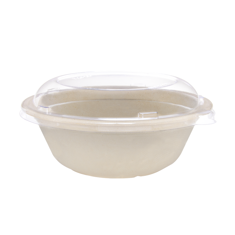 Karat Earth 8oz PFAS Free Eco-Friendly Bagasse Rice Bowl, White - 1,000 Pcs