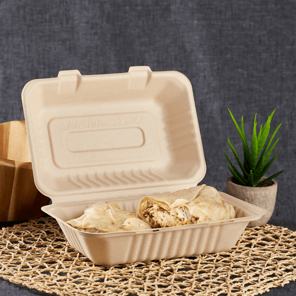 China PFAS Free 32oz Compostable Biodegradable Square Disposable Bagasse  Soup Bowls With Lids Manufacture and Factory