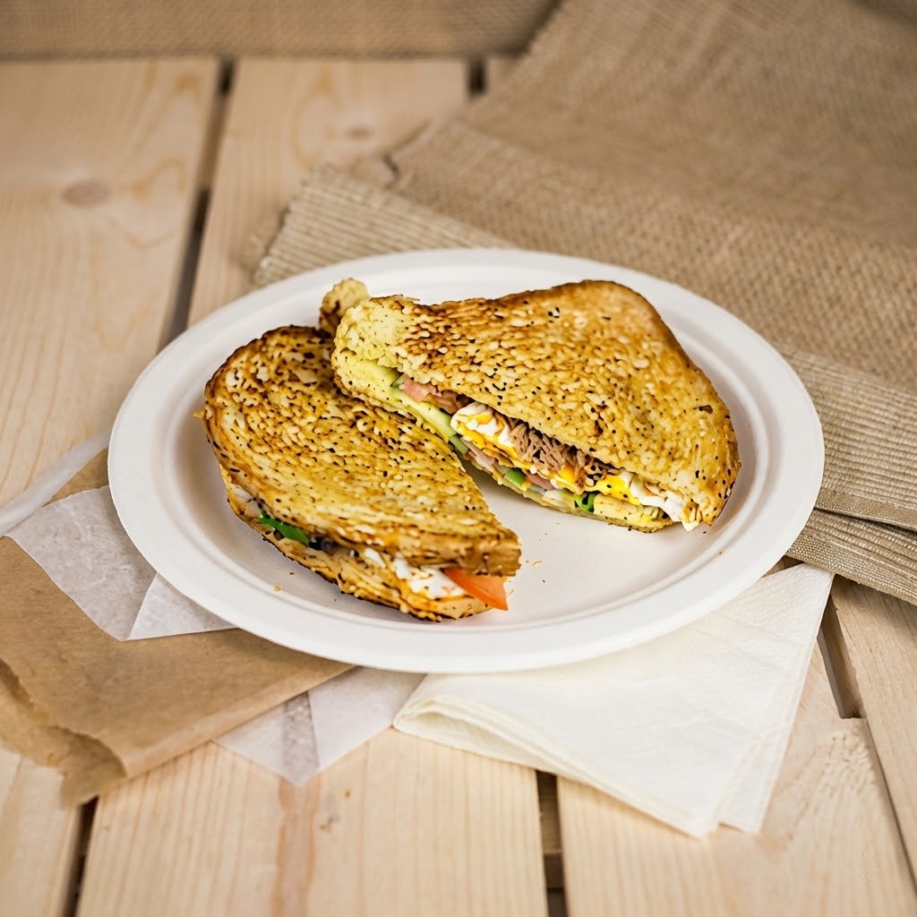 Karat Earth 12.5''x10'' Molded Fiber Oval Plates, PFAS Free, White - 500 pcs